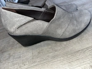 Dansko Gray Suede Clogs Size 8.5 39 - Picture 1 of 6