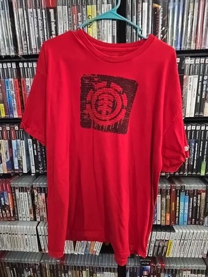 Camiseta Element Para Hombre Roja Y2k Skateboarding X-grande Foto 1 de 4