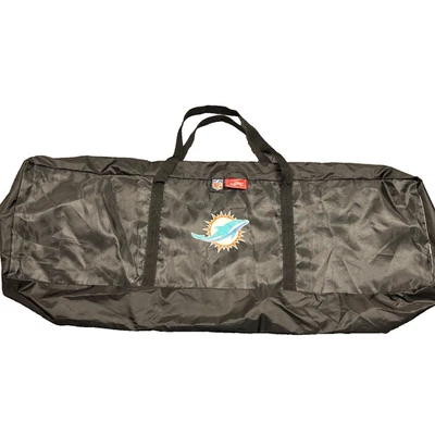 Bolsa de equipo de lona Rawlings NFL Miami Dolphins Logo embalable 36" X 10" X 6" Foto 1 de 4