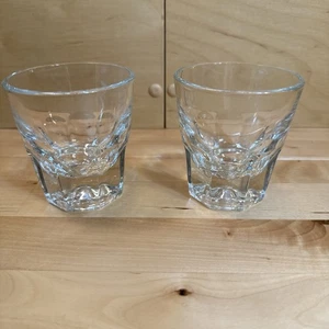 Preowned Libby Duratuff Clear Glass for Liquors/Espresso Set of 2 Vintage 4.5 Oz - Picture 1 of 3