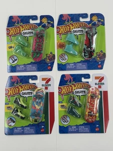 Lot 4 Hot Wheels Skate 7-11 Food Style HW Oddities Pow Wham 1/1 Slurpee Sesh 2/2 - Picture 1 of 9