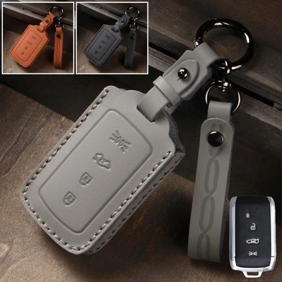 Genuine Leather Car Key Case Cover For Maserati Grega Grecale Levente President - Image 1 of 4