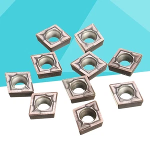 10 piezas CNC hoja torno herramientas de torneado torno inserto de carburo de tungsteno - Imagen 1 de 11