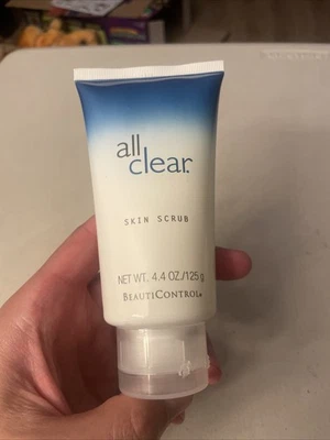All Clear Beauticontrol All Clear Skin Scrub 4.4 Oz New Sealed - Image 1 of 3