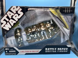 LOOSE FIGURES/NEW/SEALED STAR WARS Battle Packs Clone Attack on Coruscant 2007 - Picture 1 of 13