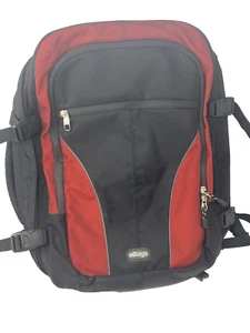 eBags Mother Lode Travel Suitcase Convertible Backpack Full Size Red Black MINT! - Picture 1 of 8