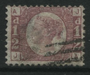1870 1/2d Plate 12 lettered JA lightly used  (39) - Bild 1 von 1