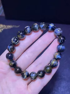 Pulsera de cuentas redondas de piedras preciosas naturales de Namibia de 10,5 mm Sudáfrica - Imagen 1 de 6