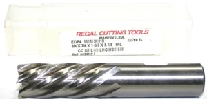 Regal 1111230018 3/4" Diameter 3/4" Shank 6 Flute HSS End Mill New - Picture 1 of 1