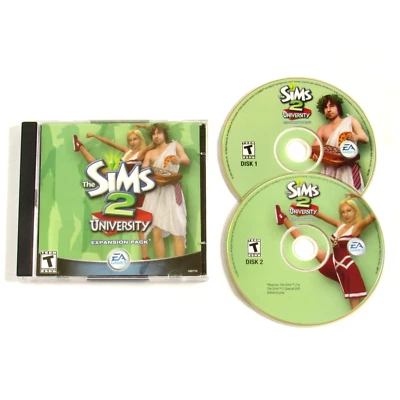 Los Sims 2 Universidad PC Juego Expansión 2005 Completo con Llave Foto 1 de 4