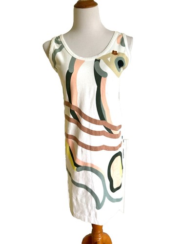 Abito da serbatoio Kenzo bianco cotone xs nuovo senza etichette