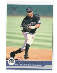 ELVIS PENA 2001 Pacific #469 Colorado Rockies Rookie Card - NRMT - Picture 1 of 2