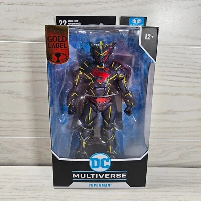 Boneco de ação Gold Label McFarlane DC Multiverse Superman Unchained Armor - Imagem 1 de 4