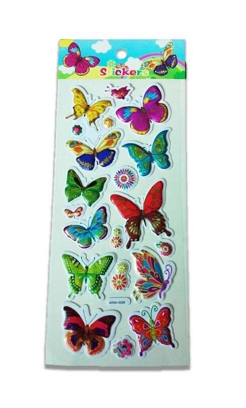 3D Schmetterlinge   Aufkleber  Schmetterling  Sticker Stickerbogen     - Bild 1 von 1