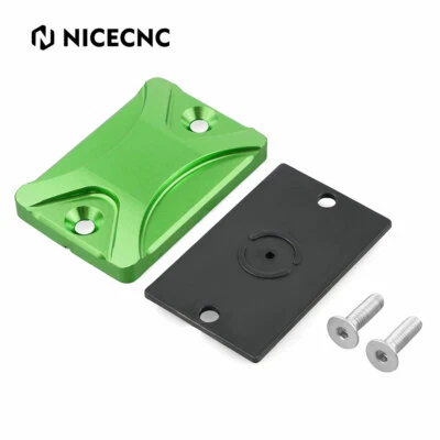Cubierta de tapa de depósito de cilindro maestro de freno NICECNC para Kawasaki KFX 400 450R 700 Foto 1 de 4