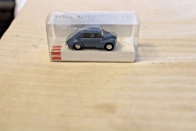 HO Scale Busch, 1946 Renault 4 CV Automobile, Blue, #46500 BNOS - Image 1 of 3