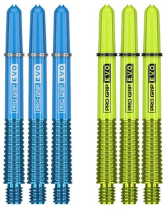 2 Sets Target Pro Grip Evo Medium Dart Shafts – Ships w/ Tracking – Blue Green - Picture 1 of 1