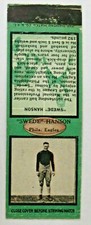 1930's Phila. Eagles "SWEDE" HANSON football Diamond Matchbook cover w/striker