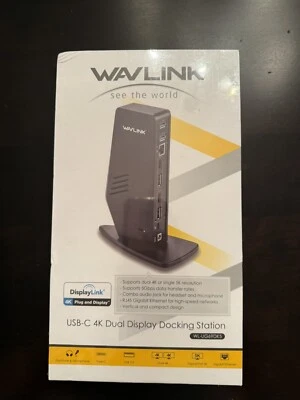 WAVLINK See The World USB-C 4K Dual Display Docking Station - Image 1 of 4