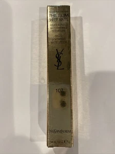 Yves Saint Laurent YSL THE SLIM Sheer Matte Lipstick #107 Bare Burgundy - Picture 1 of 2
