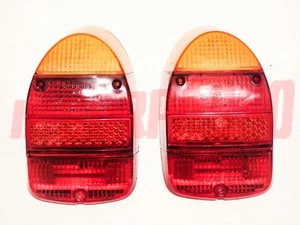 PLASTICHE FANALI POSTERIORI DESTRO SINISTRO VOLKSWAGEN MAGGIOLINO ORIGINALI - Imagen 1 de 1