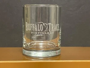 Buffalo Trace Distillery Etched Bourbon Whiskey Shot Glass - 2 1/2" Tall - Picture 1 of 8