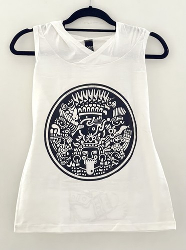 VETEMENTS T shirt grafica basic logo donna media felpa bianca maglietta senza maniche 100% cotone