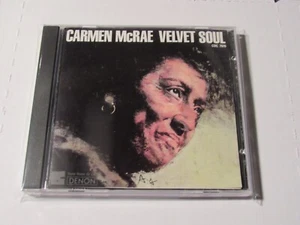 JAZZ CD Carmen McRae Velvet Soul 1989 - Picture 1 of 2