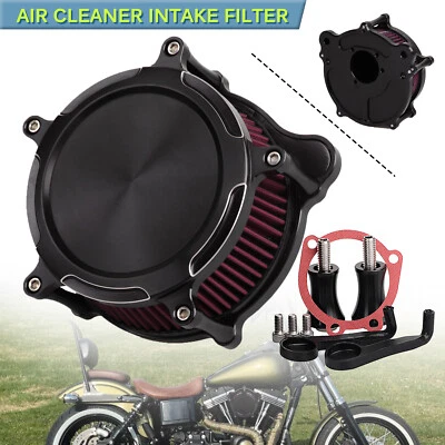 Air Cleaner Red Intake Filter For Harley Softail Fat Boy Street Electra Glide US - Изображение 1 из 4