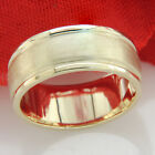 Mens Engagement Wedidng Plain Band In Solid 10K Yellow Gold Perfect For Gift