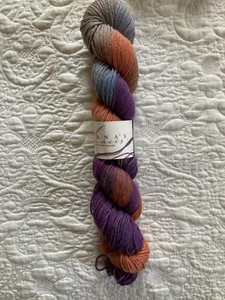 Lorna's Laces Shepherd Sock SW Merino YARN African Violet Purple Orange Multi - Picture 1 of 3