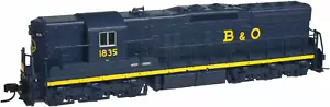 N Scale Atlas 40001828 SD-9 Baltimore & Ohio #1835 Diesel Engine Locomotive NIB - Picture 1 of 12