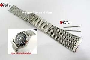 Swiss Army Victorinox Alliance Chronograph Solid Mesh Watch Band Replacement - Picture 1 of 14
