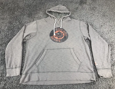 47 Brand NFL Team Apparel Chicago Bears Hoodie Adult XXL XX-Large Pullover Cover