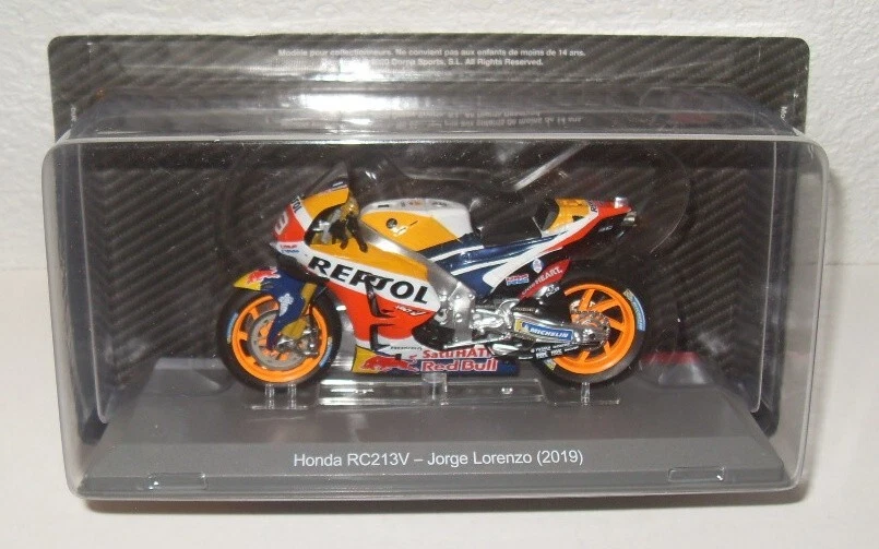 JORGE LORENZO (2019) • HONDA RC213V SCALE 1/18 MOTO GP ALTAYA MODEL - Image 1 of 1