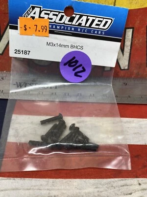 Associated 25187 M3x14mm BHCS Button Head Cap Screws {10pc} -NEW- USA SHIPPED - Image 1 of 4