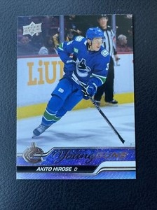 2023-24 Upper Deck Series 1 Akito Hirose Young Guns 242 RC