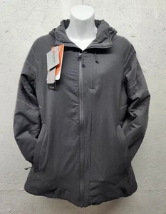 💥🆕️💥 MERRELL Unbound Womens Size M Asphalt Gray Zip Insulated Hooded Jacket - Picture 1 of 20
