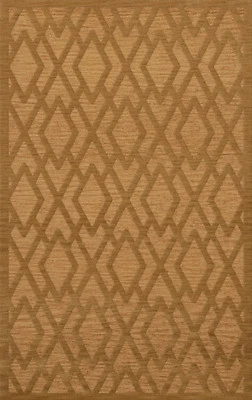 Yellow Diamond Lines Criss-Cross Bordered Transitional Area Rug Geometric DV1 - Image 1 of 2