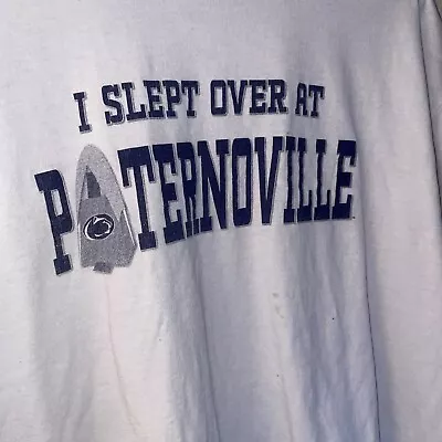 Vintage PENN STATE Joe Paterno Paternoville TEE SHIRT XL College Football Fans - Image 1 of 4