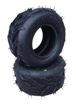 2x Reifen 16x8.00-7 16x8-7 ATV Kinderquad Rasentraktor Aufsitzmäher Schneeräumer - Bild 1 von 4