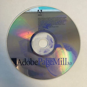  Adobe PageMill 3.0 for Macintosh [Vintage Software] CD-ROM Disc - Picture 1 of 2