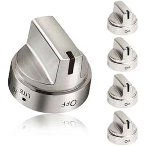 5 Pack Premium Control Knob Kits For GE Gas Range Stove WB03X24818 AP5989029 NEW - Picture 1 of 11