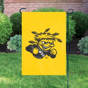 Wichita State Shockers Embroidered Garden Flag Premium Heavy Duty FAST SHIPPING - Picture 1 of 1