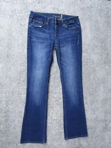 American Rag Jeans Women 5S Cie Curvy Boot Blue Denim Pants Dark Wash Casual - Picture 1 of 12