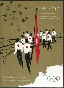 Canada sc#2281a Beijing Summer Olympics, Booklet Bk386, Mint-NH - Picture 1 of 2