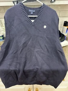 lands end blue sweater vest 2xl NWT - Picture 1 of 7
