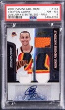 2009 Absolute Memorabilia ROOKIE RPA Jumbo Jer. Sig. Prime Stephen Curry /5 Pop1