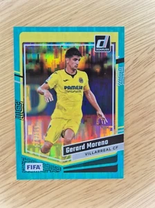 2023-24 Panini Donruss Gerard Moreno /199 TEAL Shimmer VILLARREAL CF!!!! - Picture 1 of 2