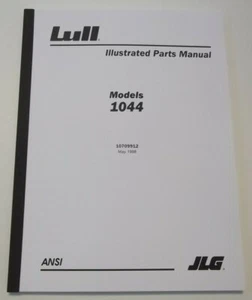 LULL JLG 1044 SERIES TELEHANDLER FORKLIFT ILLUSTRATED PARTS MANUAL BOOK CATALOG - Picture 1 of 3